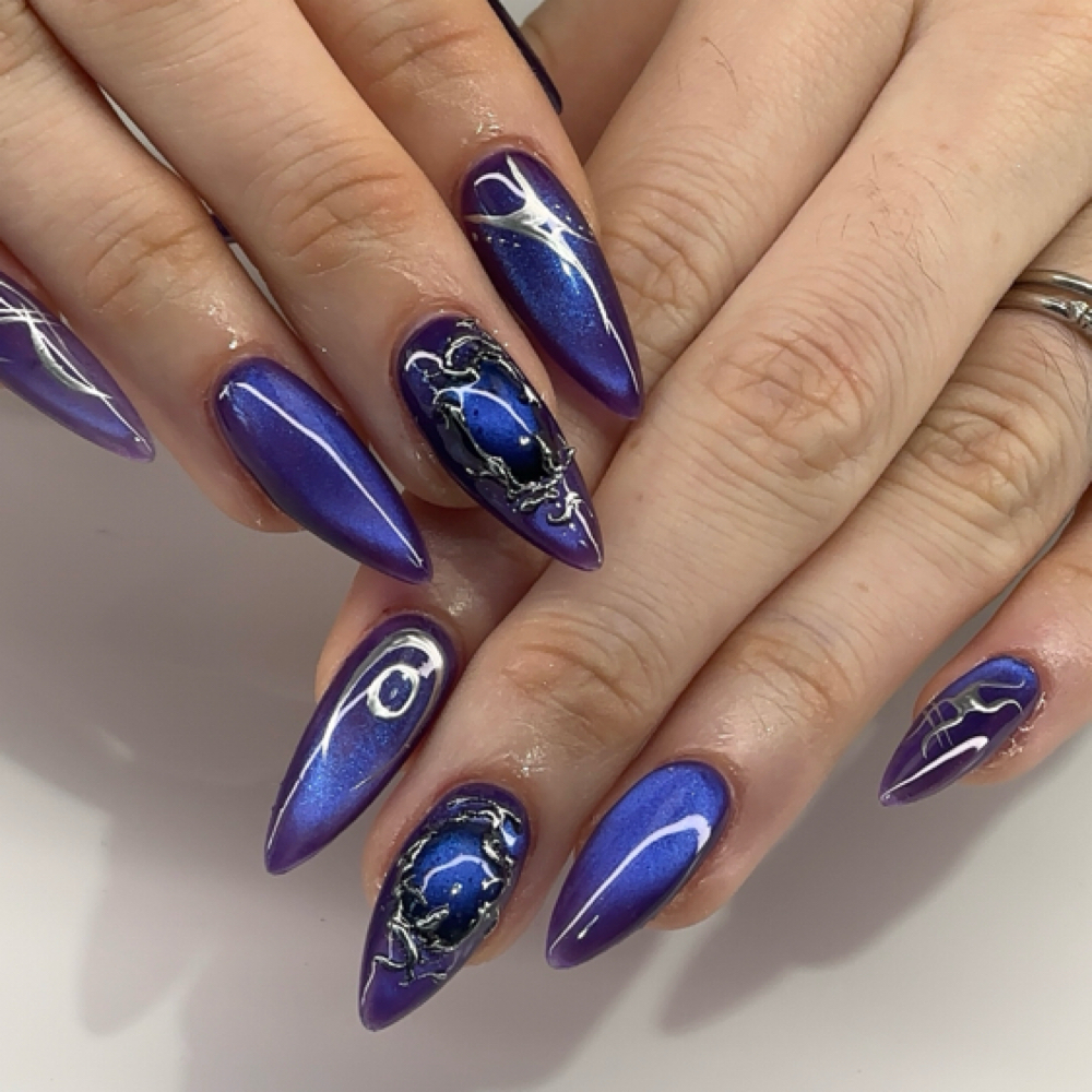 Long Full Set at Morej.nails in Orlando, FL