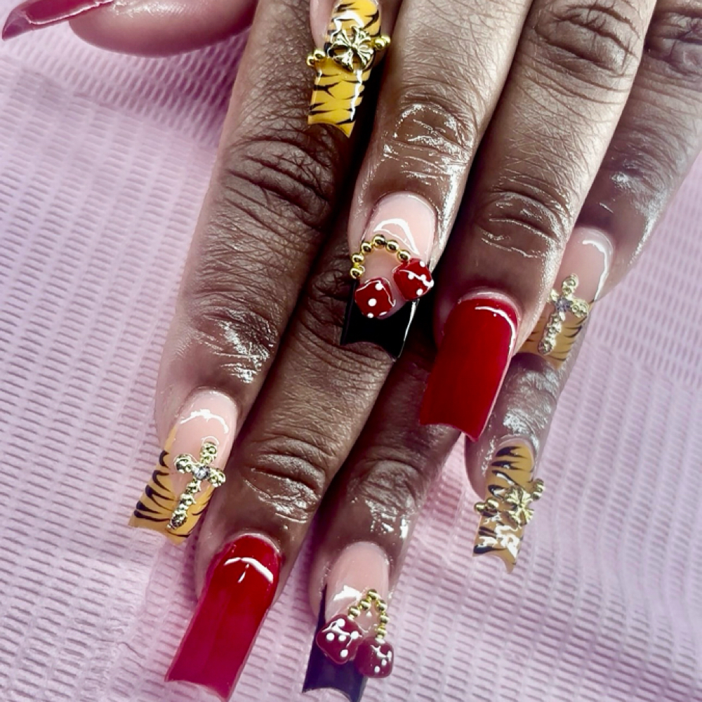 Medium Freestyle at Pink Velvet Nail Studio in Arlington, TX