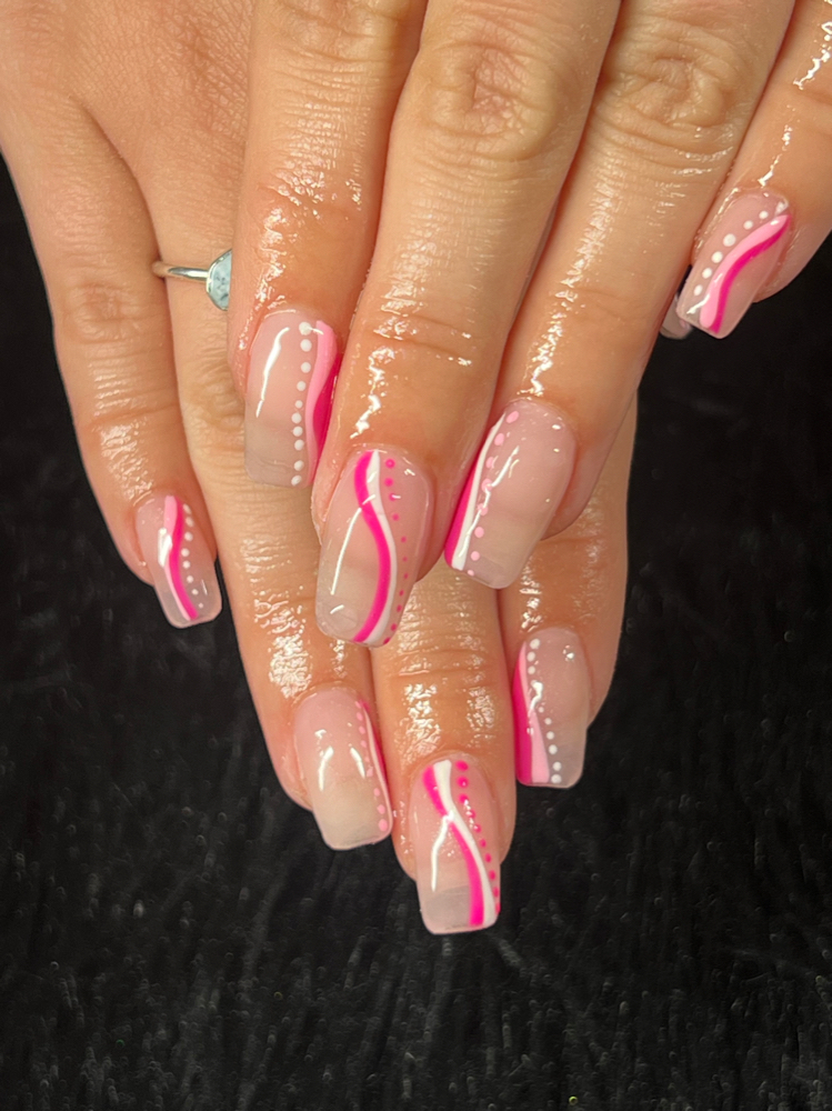 Acrylic Fill w/designs