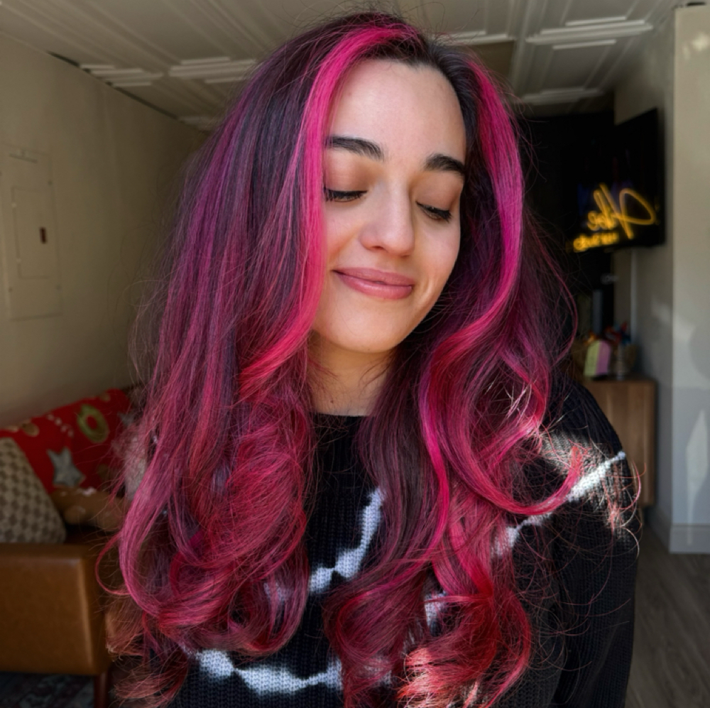 Full Vivid Balayage at Megan - Vibe Hair Studio in San Antonio, TX