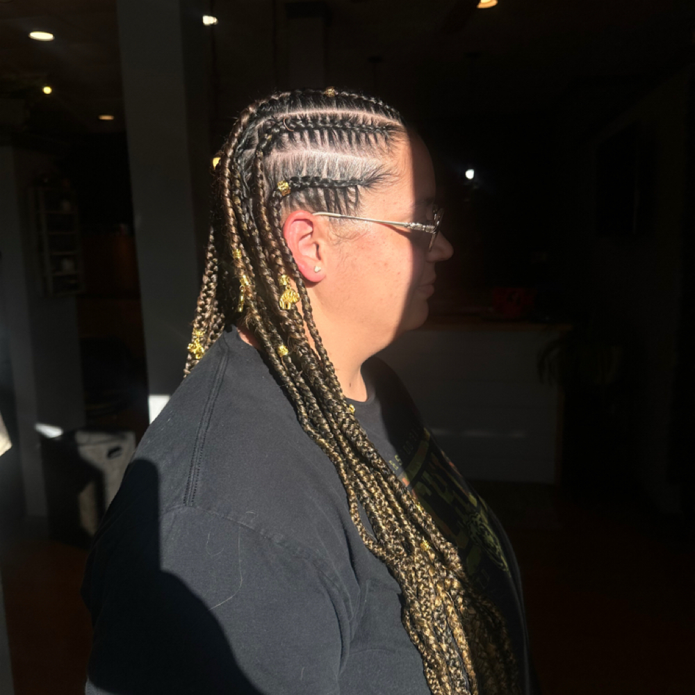 Box Braids (Large) at Seventy x Seven Salon in crescent Springs, KY