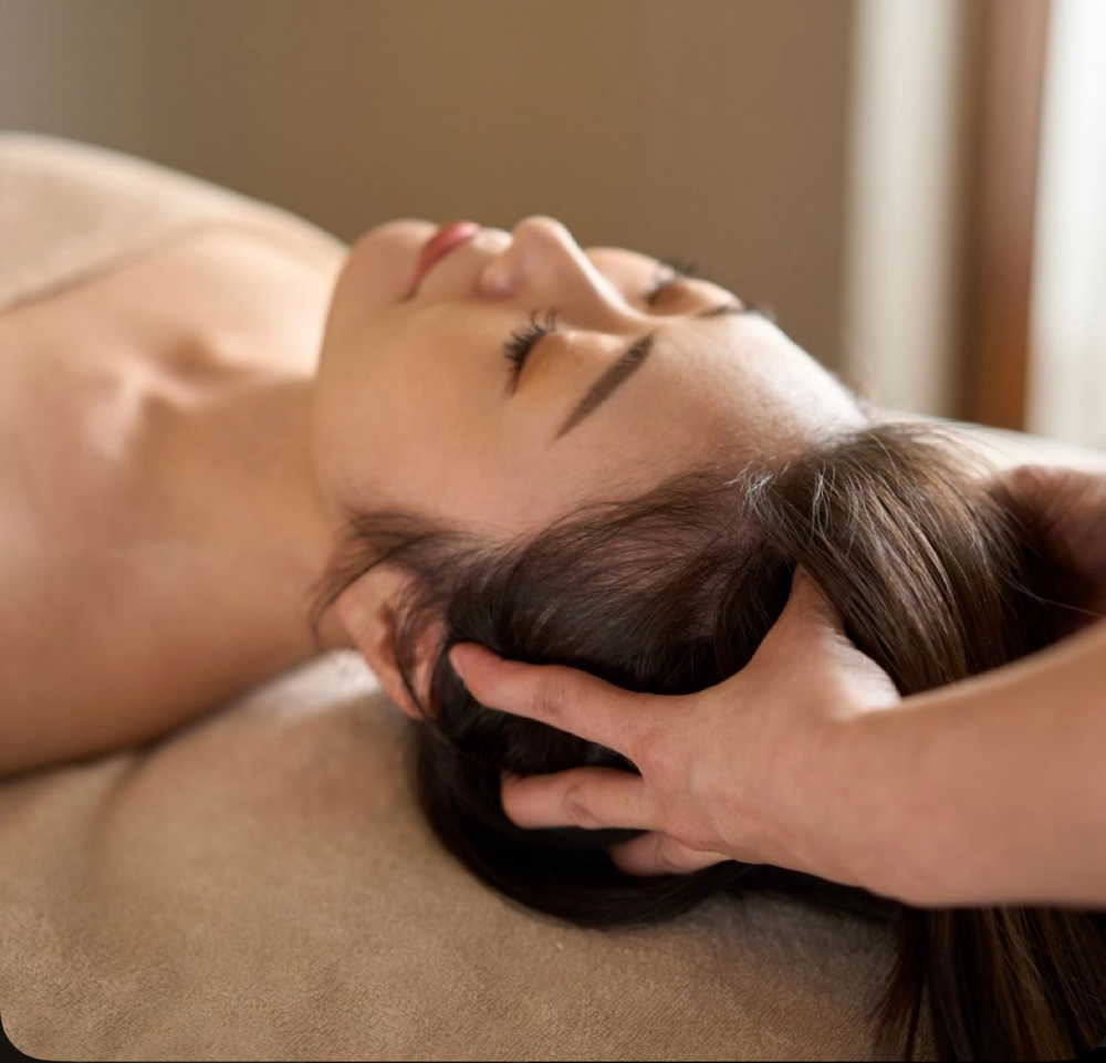 Hot oil scalp massage ADD ON