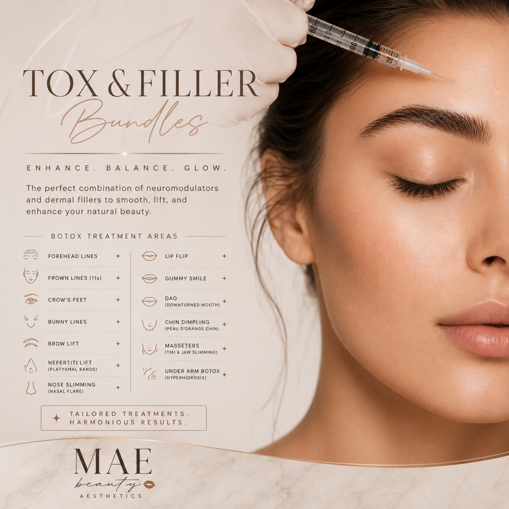 Tox & Filler Bundles at MaeBeauty in Mesquite, TX