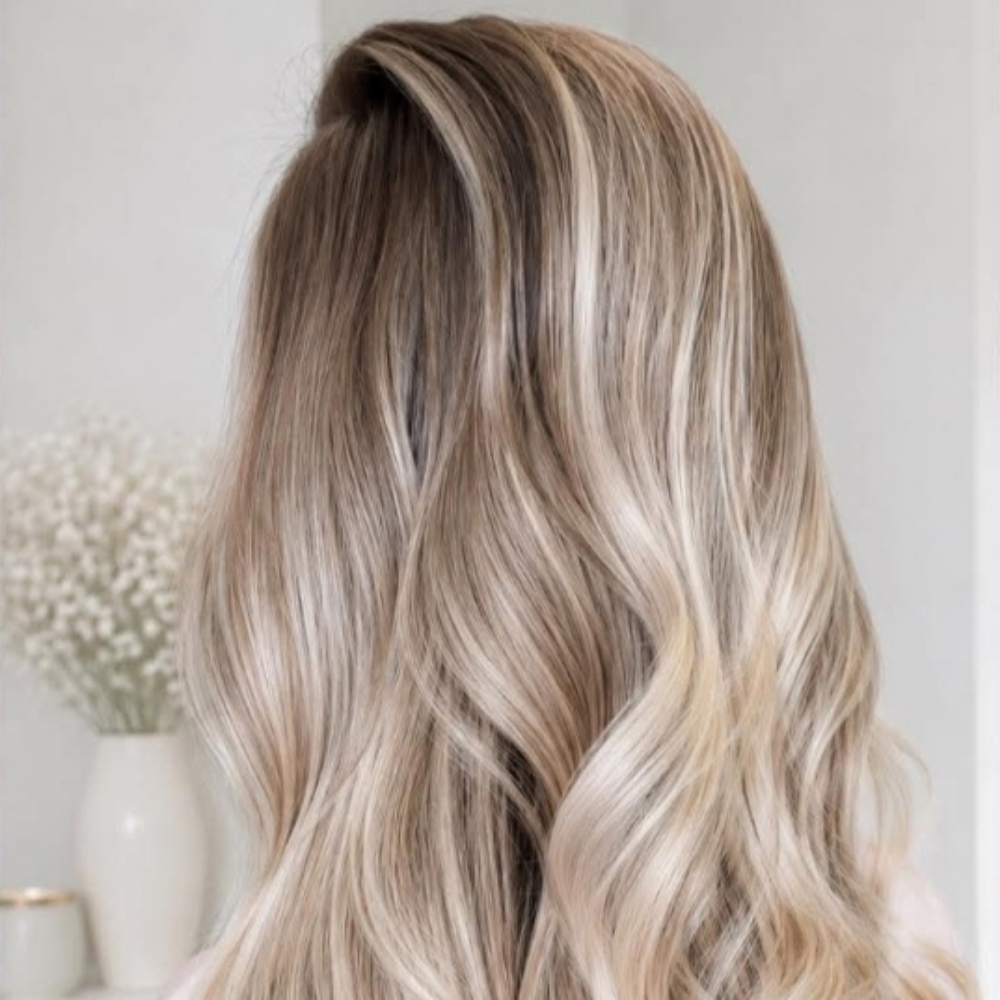 Partial Balayage + Color Retouch.. at Dreamcuts and Styles Hair Salon in Fulshear, TX