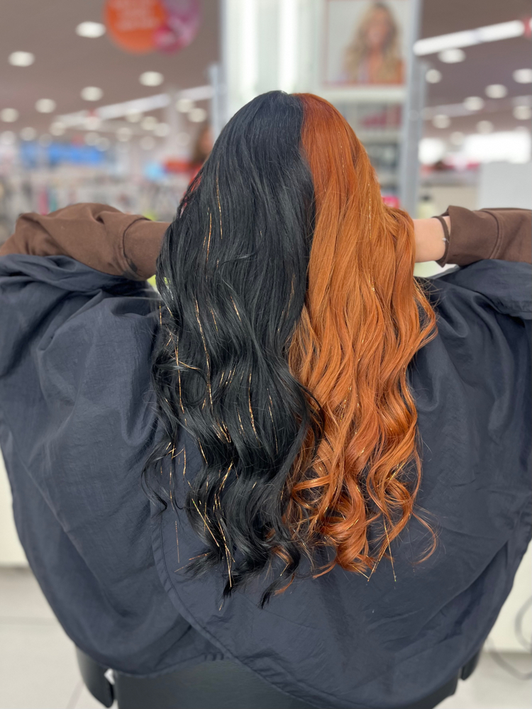 Hair Tinsel Aplication at No Filter By Jennifer in Sioux City, IA