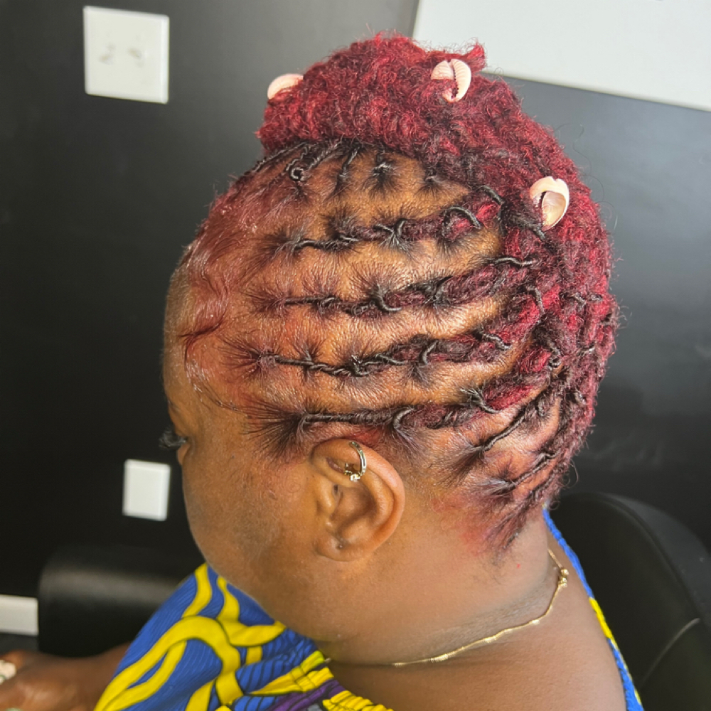 Loc Retwist + Advanced Style at Majestic Hair Extension in Marietta, GA