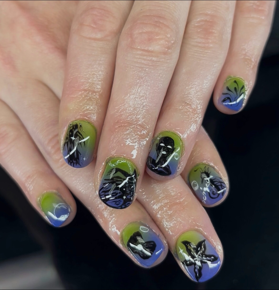 Gel Manicure + Tier 3 Art