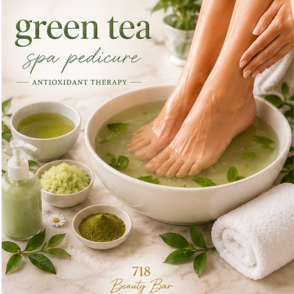 Spa Pedi - Green Tea at 7 1 8 Beauty Bar in Hoboken, NJ