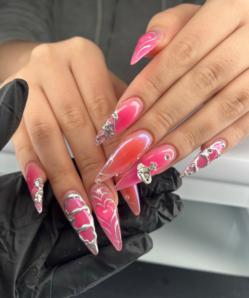 acrylic fill (2-3 weeks)