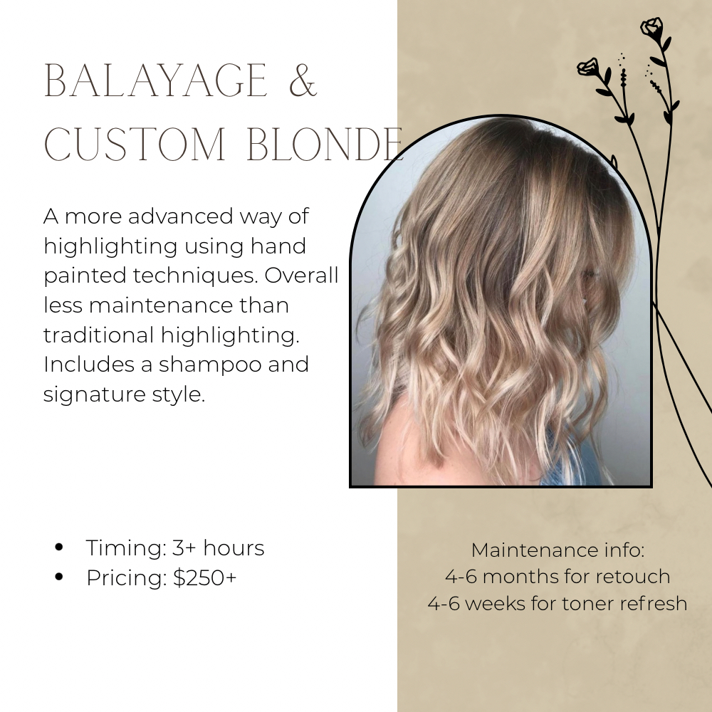 Balayage & Custom Blonding at Carley’s Color Lounge in Fort Worth, TX