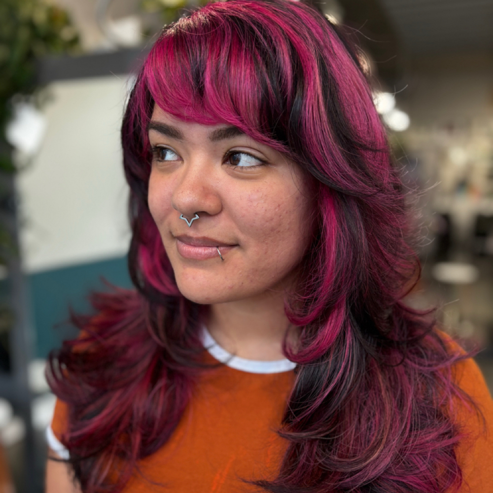 Partial Vivid Chunky Highlight at Kay Does Hair in Chicago, IL