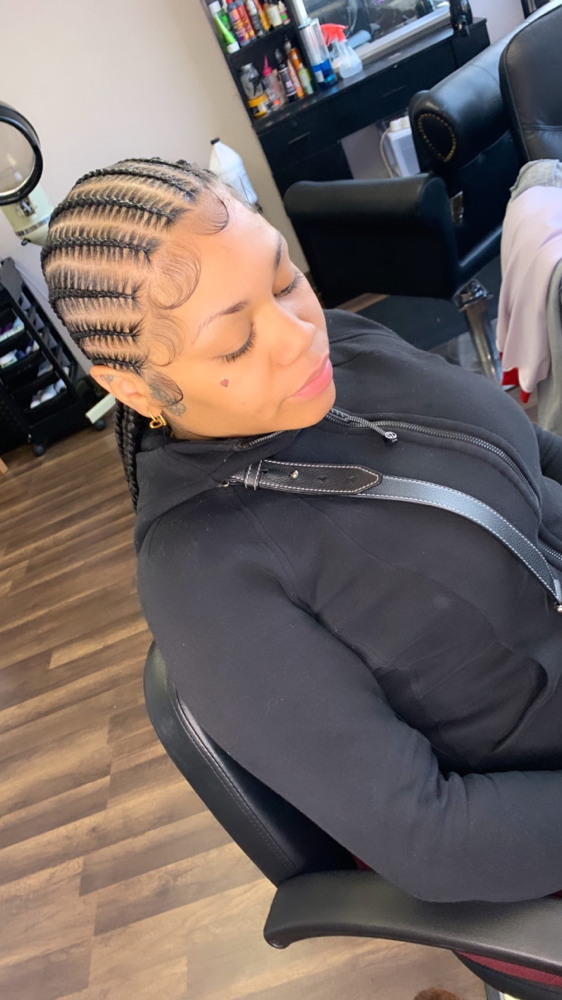10 Feed Ins at Hair Styles By Madi in Oakpark, MI