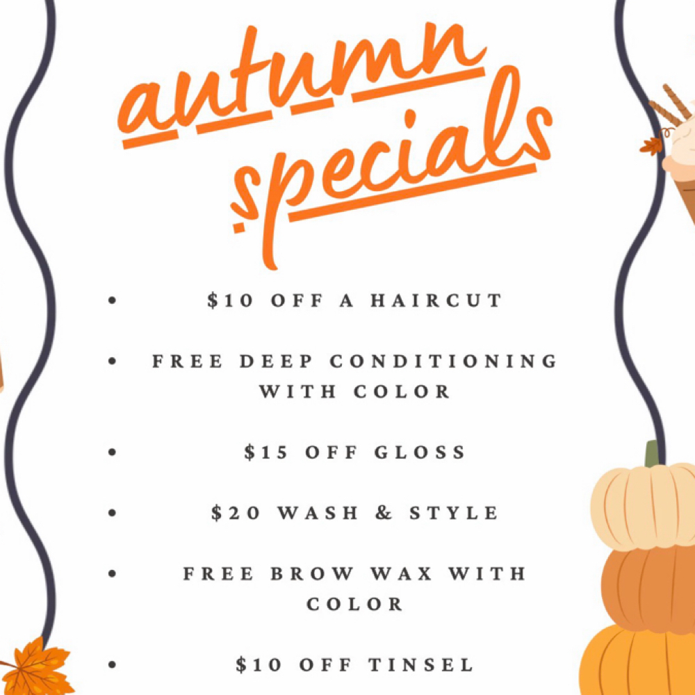 Autumn Special at Hair.bykenbaby_kc in Peculiar, MO