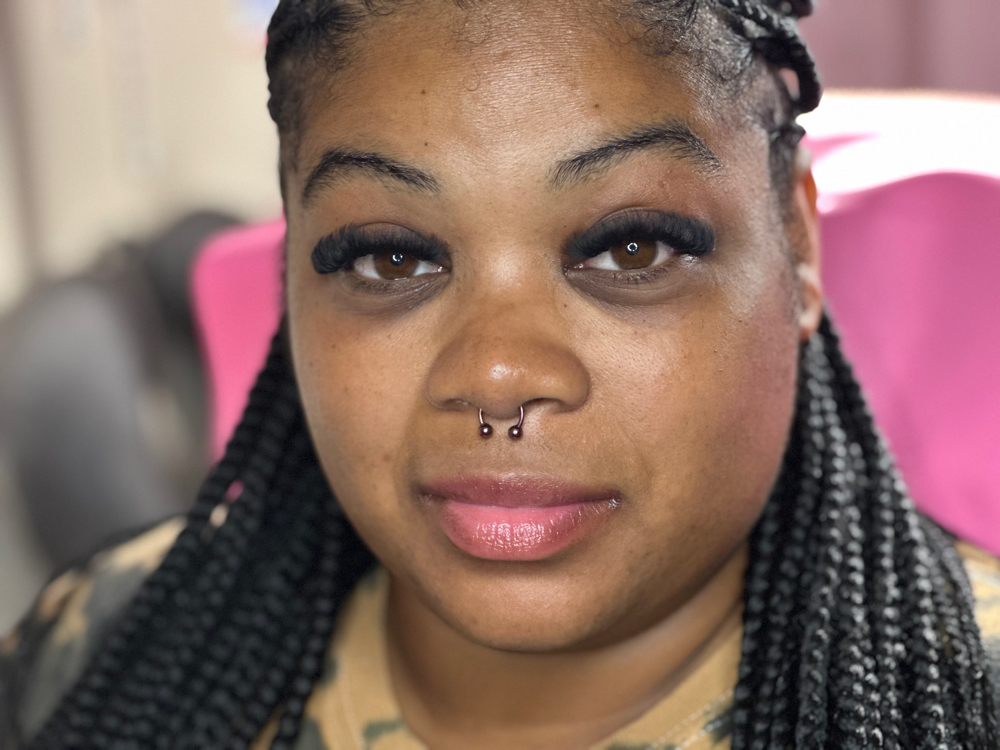 Lash Set at The Bajan Winkss Experience in Jonesboro, GA