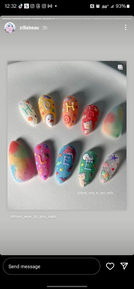 Custom Nail Art Design