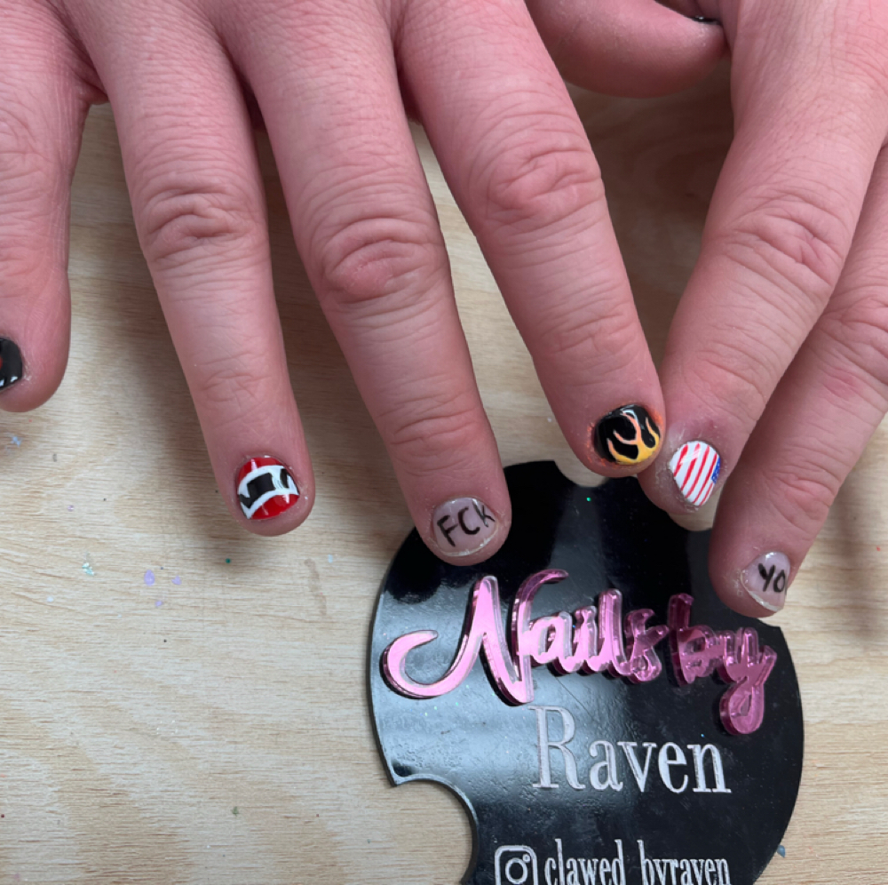 Gel Manicure at Double R beauty bar in Sandusky, OH