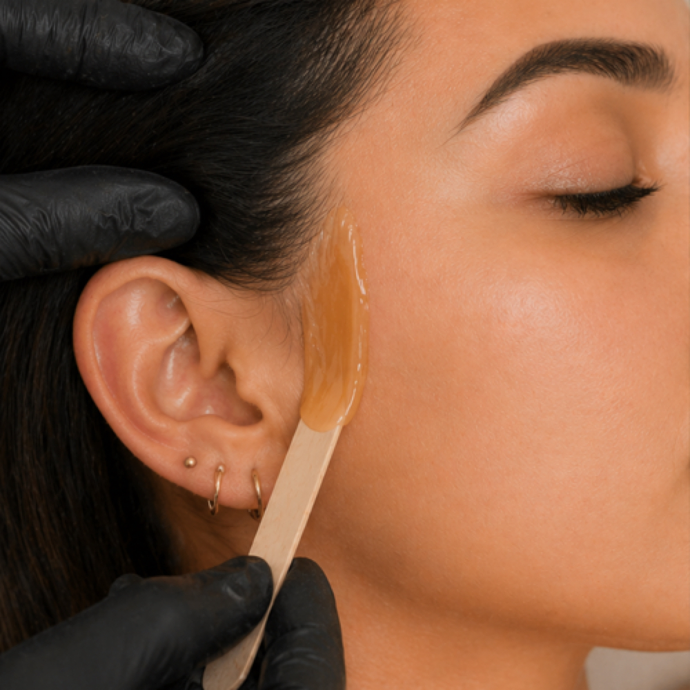Sideburns Wax at curatedbeautybycaro in San Diego, CA