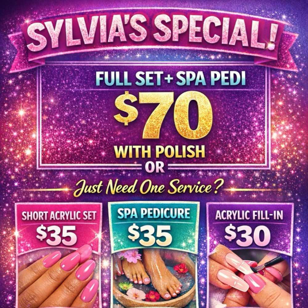 Sylvia’s SPECIAL Spa Pedicure at Nailed It! Nail Salon in Hudson, FL