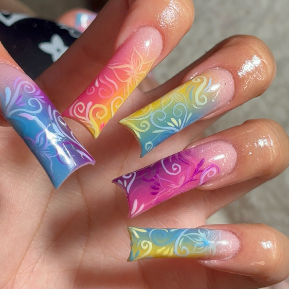 XL Acrylic Nails at Nails X KayKay in Clearfield, UT
