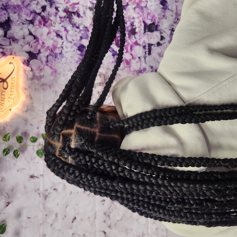 Large/Jumbo Knotless Braids at Royalty Envision Salon&spa llc in Tobyhanna, PA