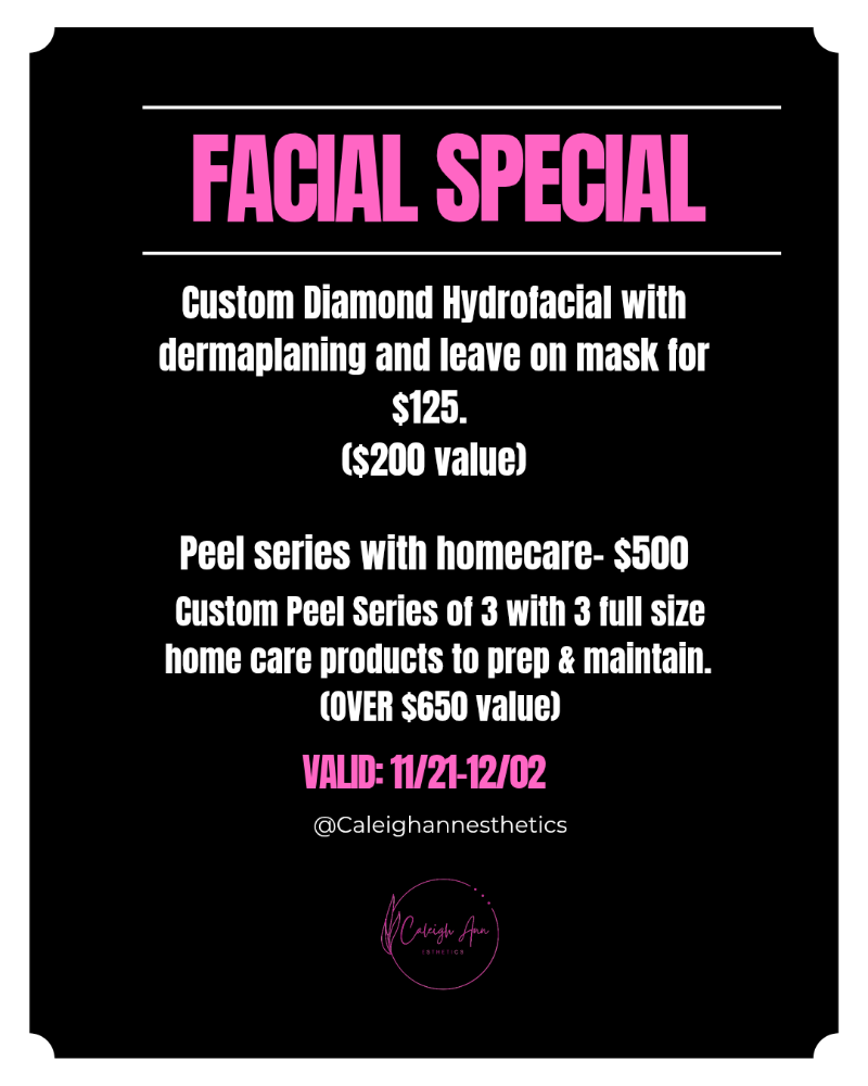 Pink Friday Diamond Facial ✨️
