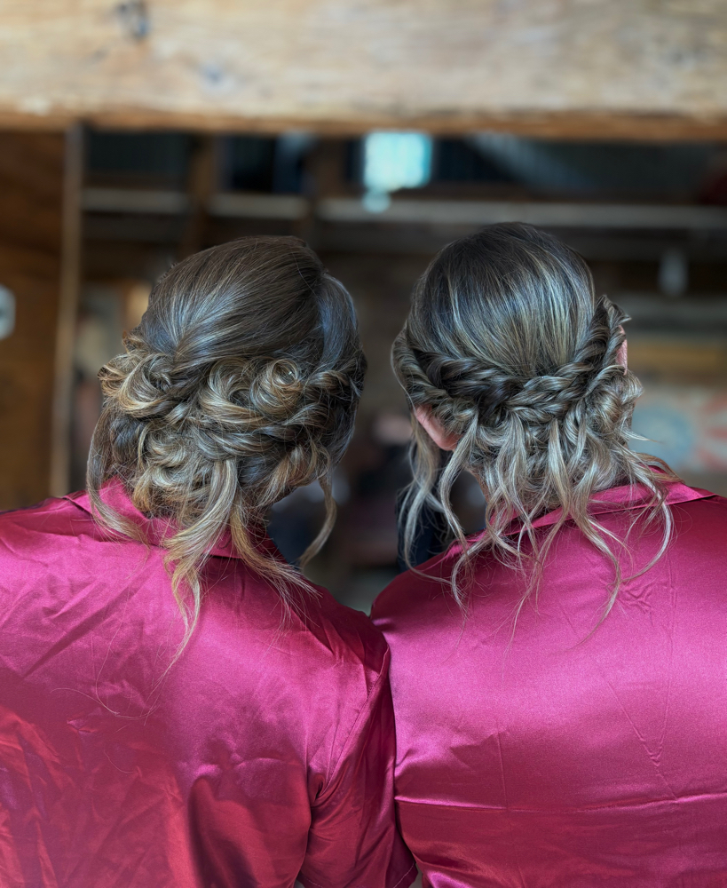 bridal hair trial