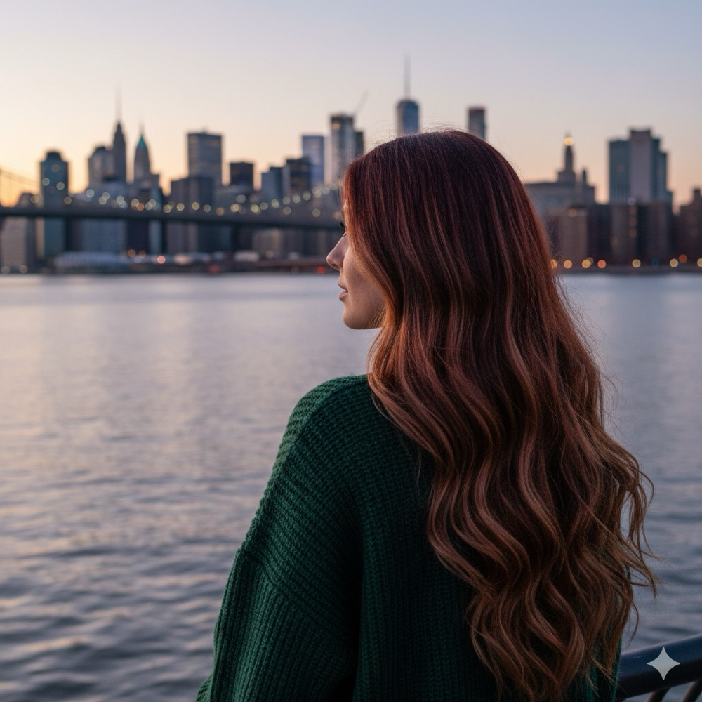 Low Lights Long Length at Camilo Garcia Hair Studio in Queens, NY