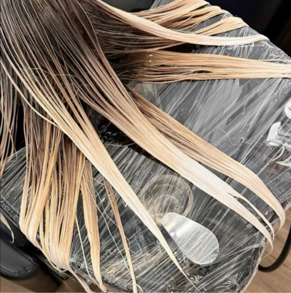 Add on Wet Balayage at Main Street Beauty in Cloverdale, IN