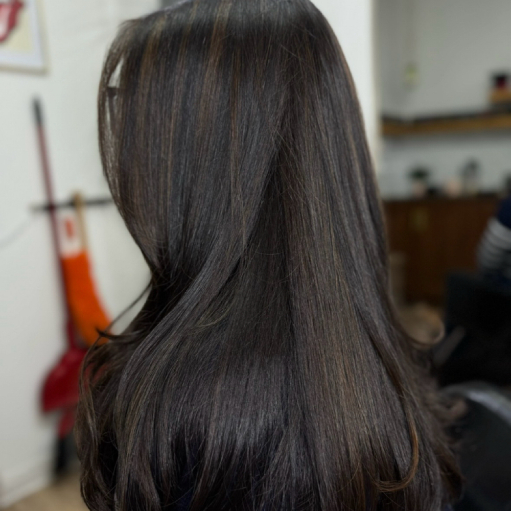 Partial Foil at Adela’s Hair in Danbury, CT