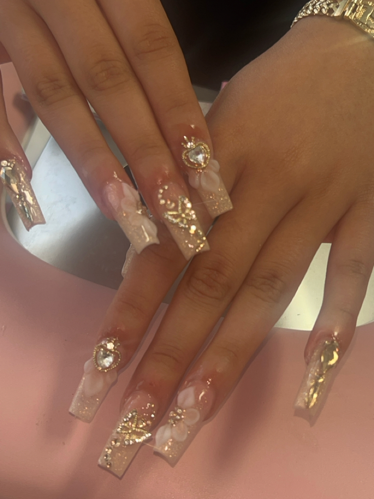 Long Acrylic Base/Solid Color