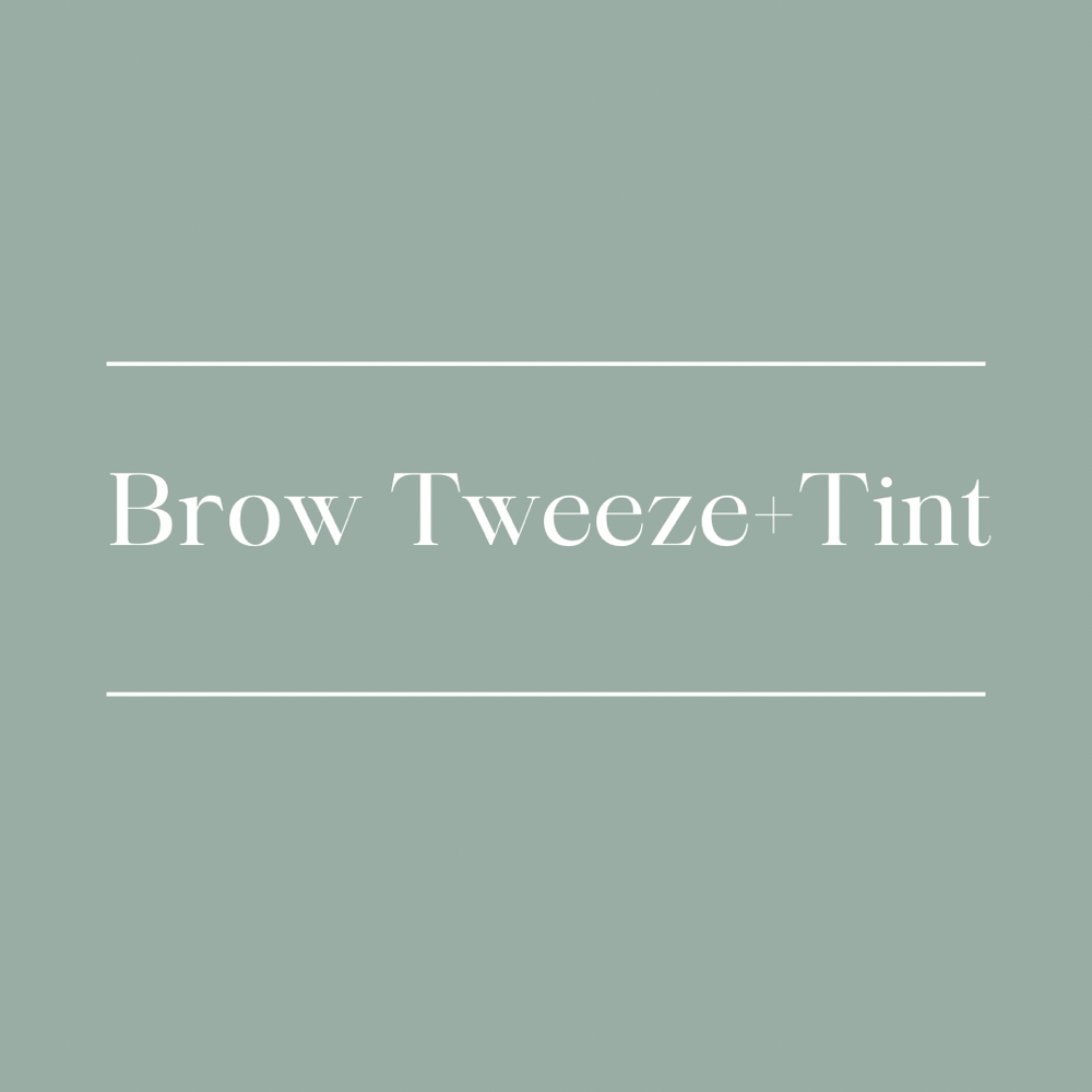 Brow Tweeze + Tint