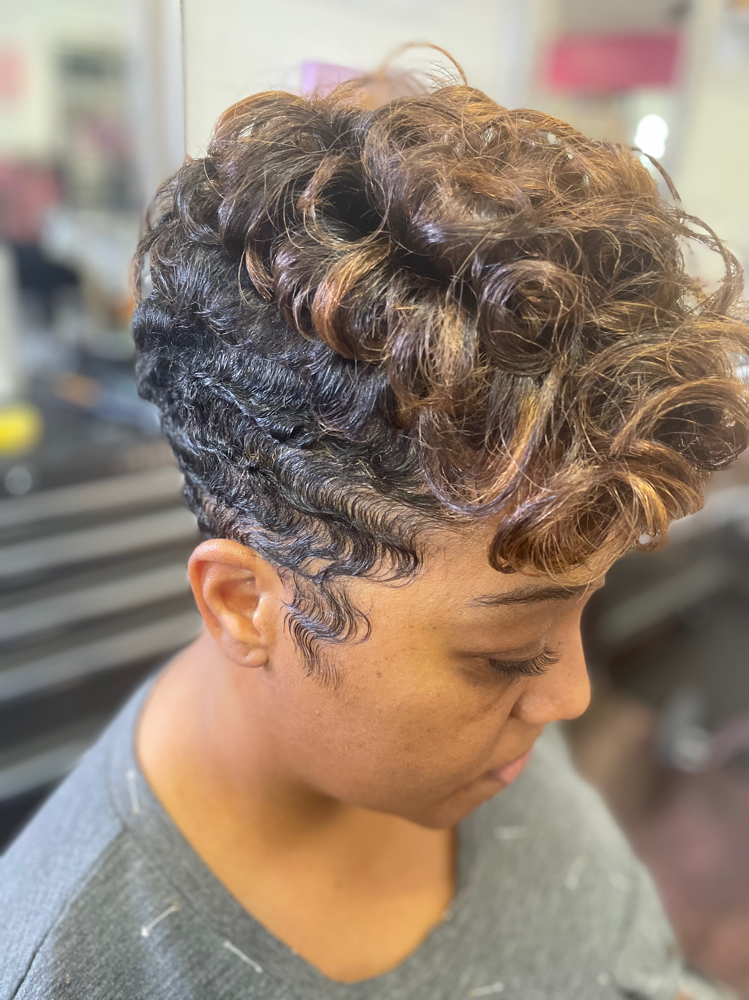 Short Style Relaxer Touch up