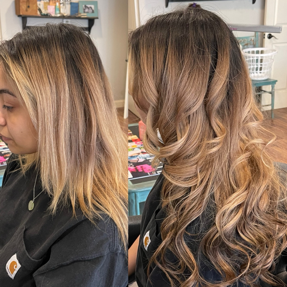 Tape In Extension Install at Genevieve Eyler at Hair Bliss in Bel Air, MD