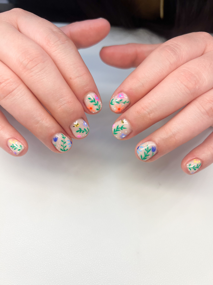 Short Structured Gel + Complex Art