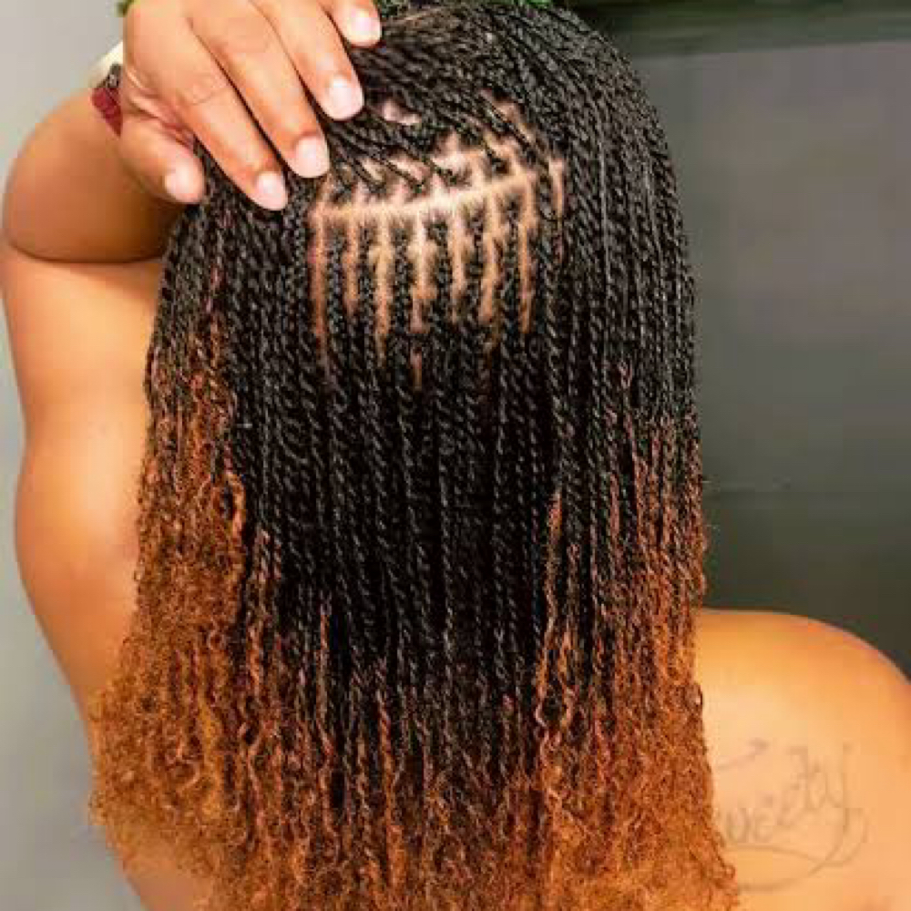 Mini Twist Or Micro With Human Hair at ROSE-S-E-E BEAUTY, LLC in Richmond Hill, GA