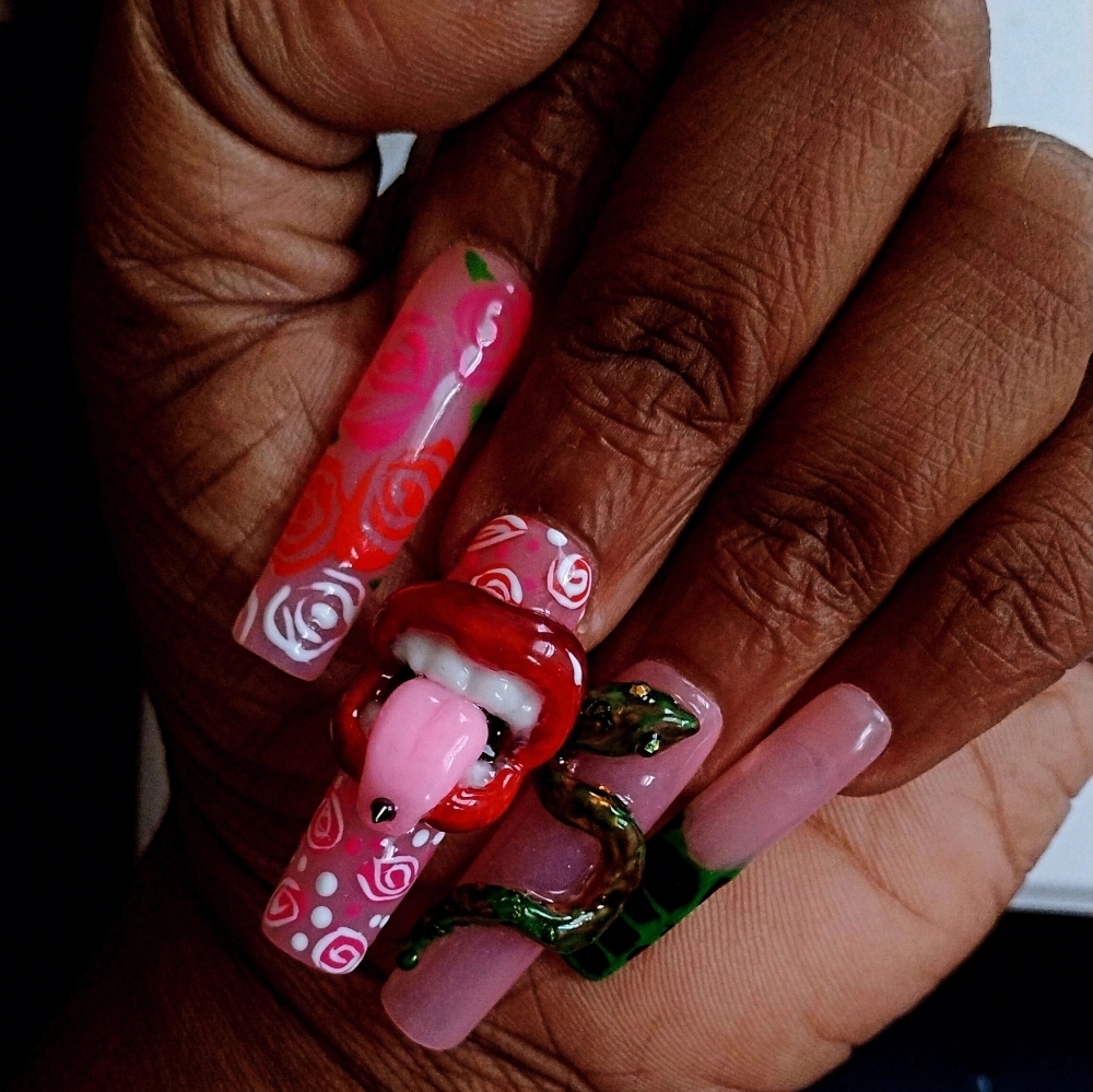 Gel-X Long Set at Deezgoodnailz in Timonium, MD