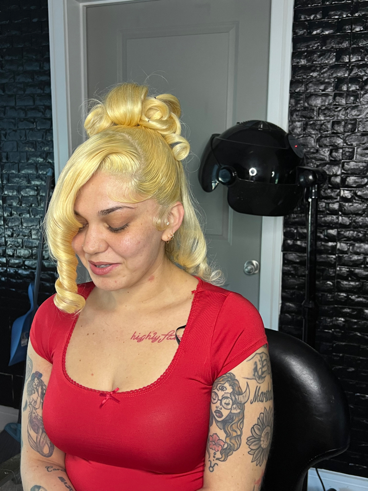 Frontal With Up Do at The Beauty Nook in Tampa FL, FL