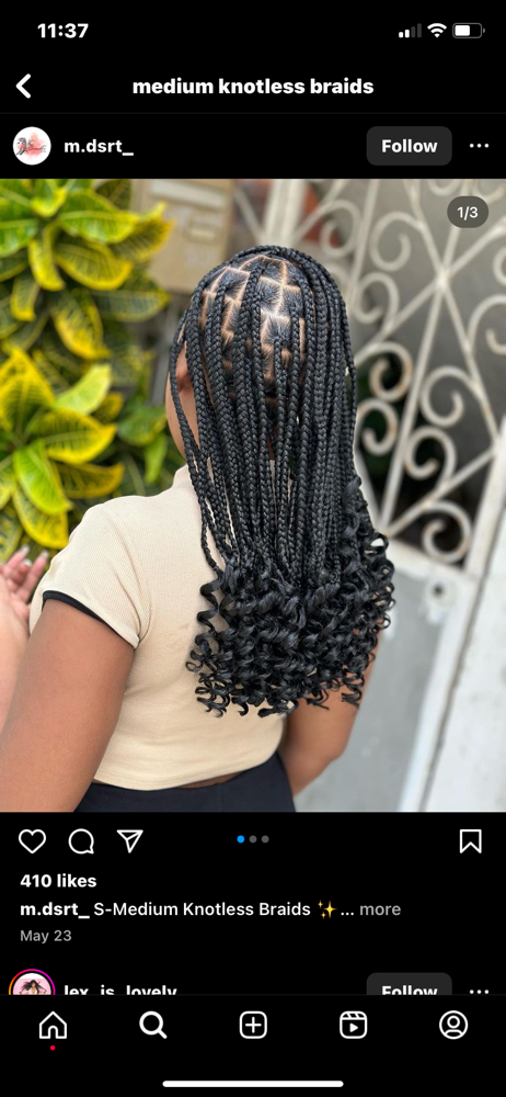 Medium Knotless