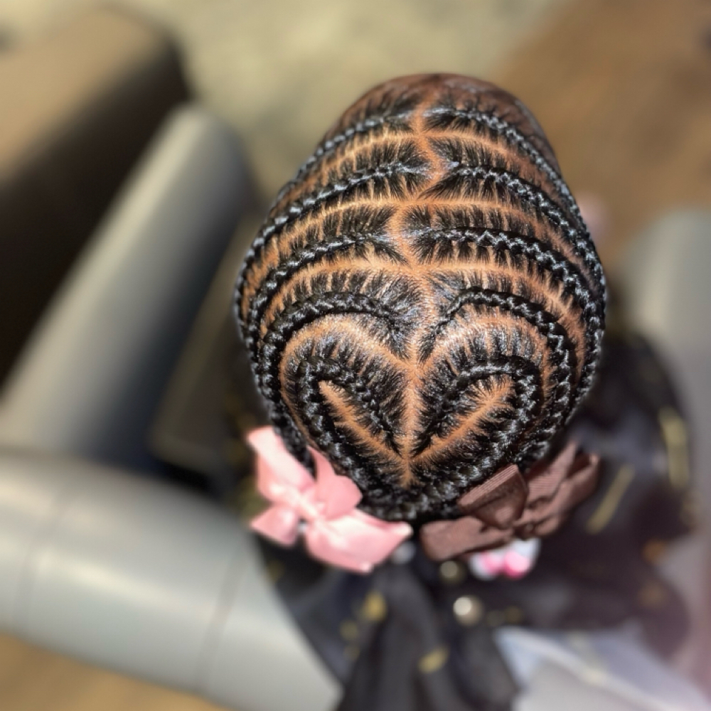 Natural Braided Style- Kids (4y-9y) at Red Rose Styles LLC. in Moore, OK