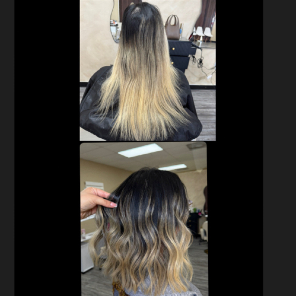 Haircut at Itzel’s Hair Studio in Alton, TX