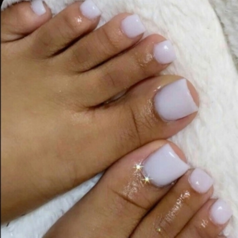 Acrylic Toes at Tips&Clips Hair&Nails in lincoln park, MI
