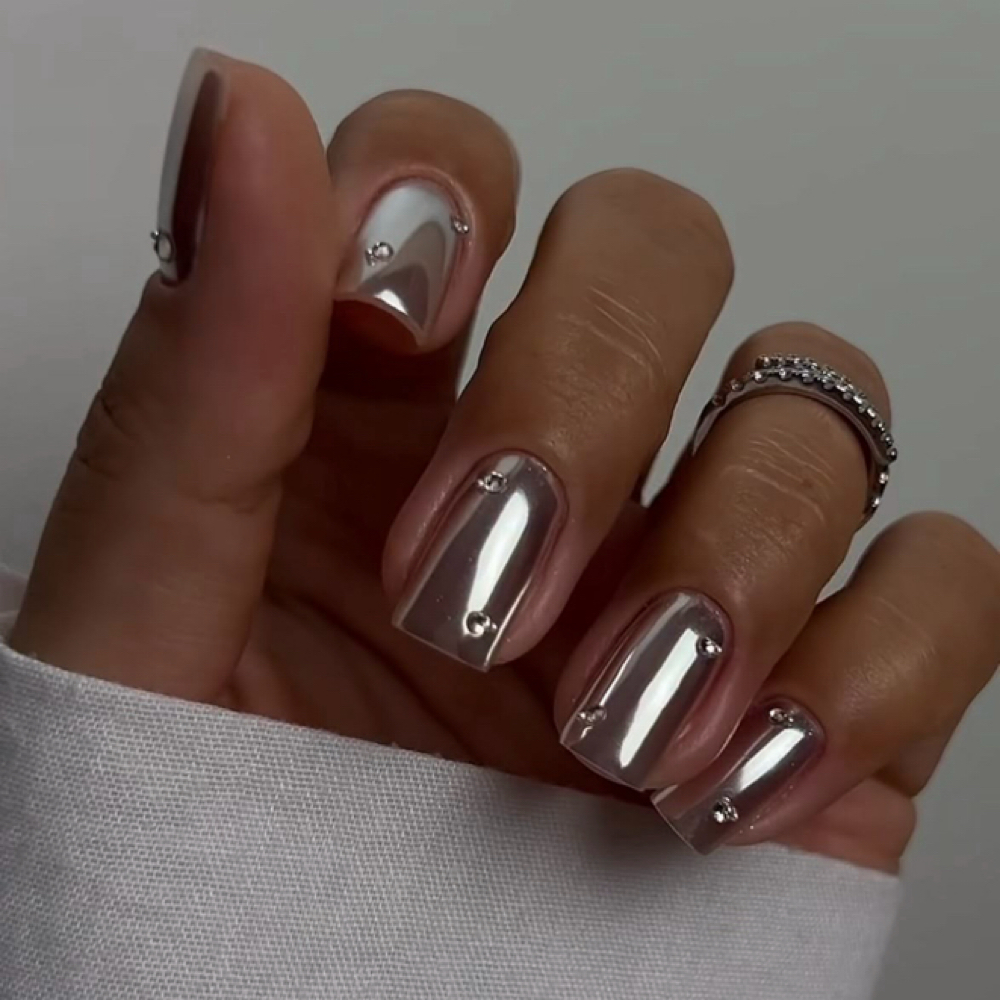 •Hard Gel Overlay• at Cherry bomb art studio in Savannah, GA