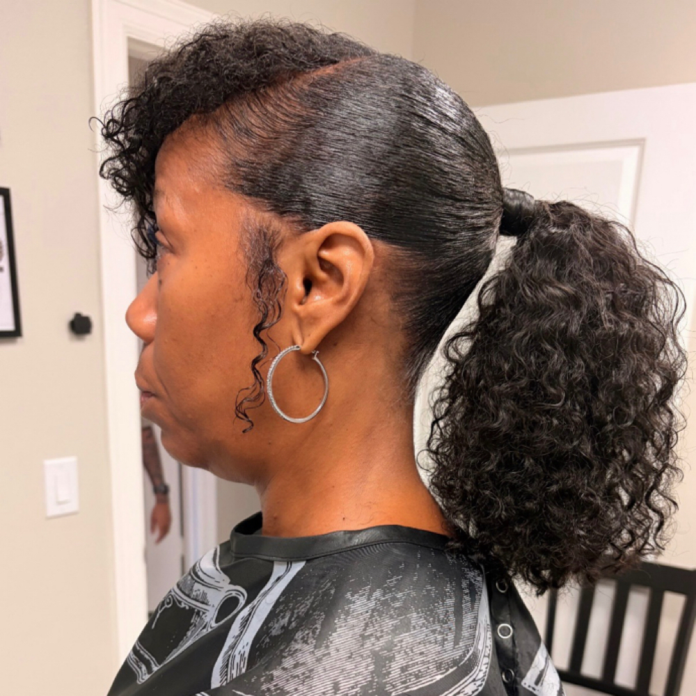Ponytail at Glow Braid Lounge in Pearland, TX