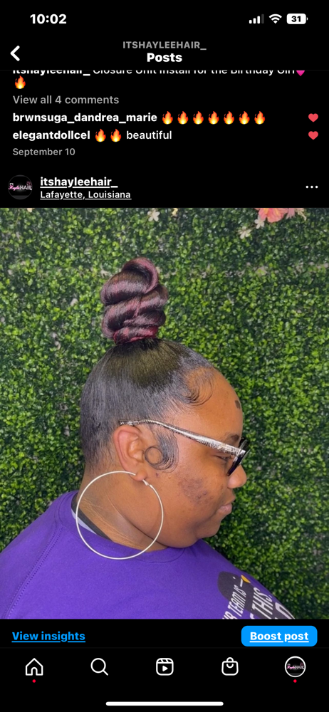 Top Knot Bun