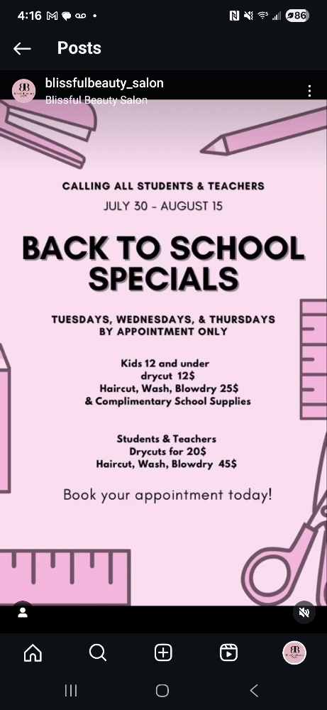 Back To School Special