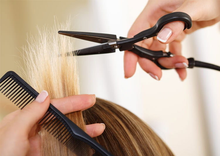 Women's haircut