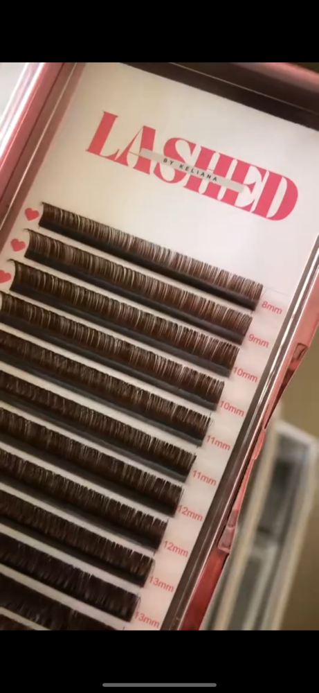 Espresso brown Lash Trays