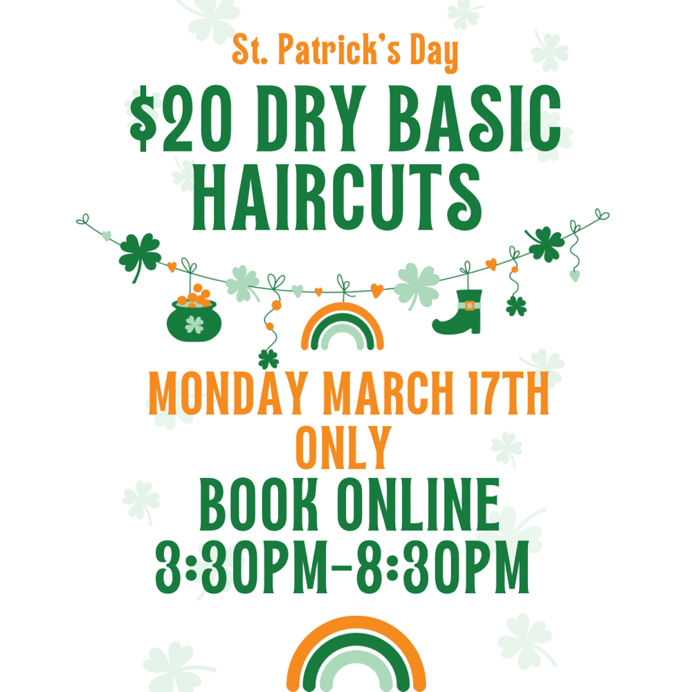 St. Patricks Day Deal!  Cash Only