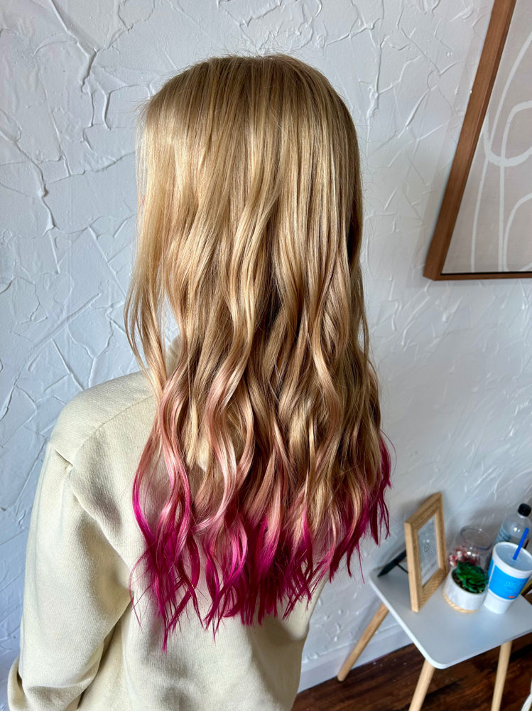 Tips Dyed (no Bleach)