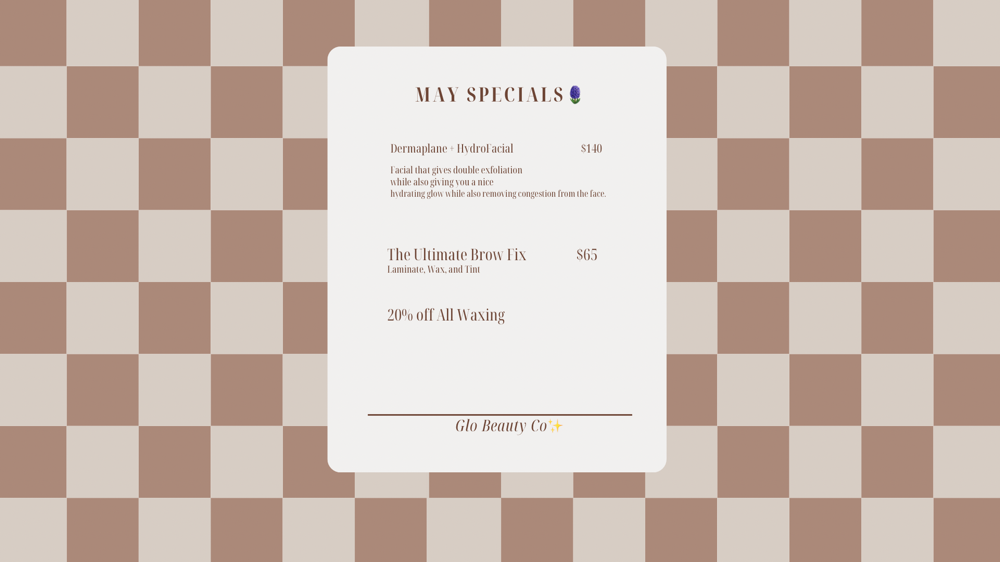 May Dermaplane + hydrofacial